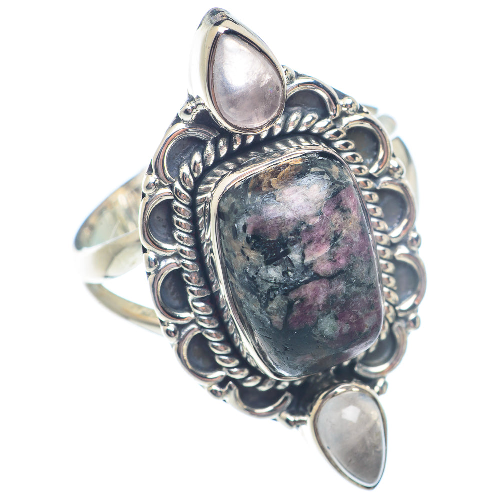 Russian Eudialyte Rings handcrafted by Anasilvercos - RING71285