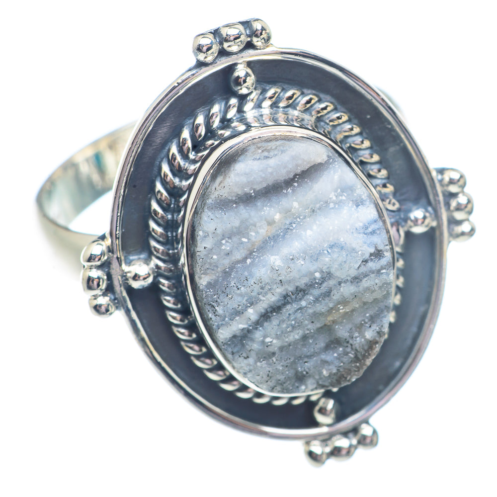 Desert Druzy Rings handcrafted by Anasilvercos - RING71298