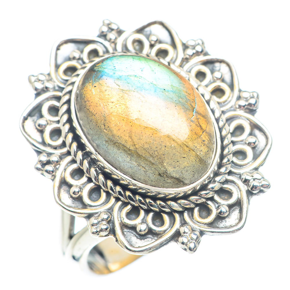 Labradorite Rings handcrafted by Anasilvercos - RING71300