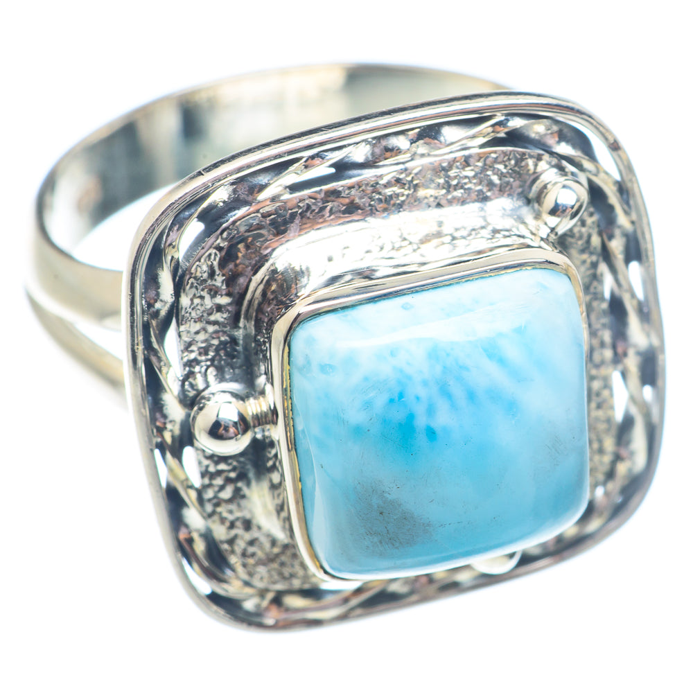 Larimar Rings handcrafted by Anasilvercos - RING71301