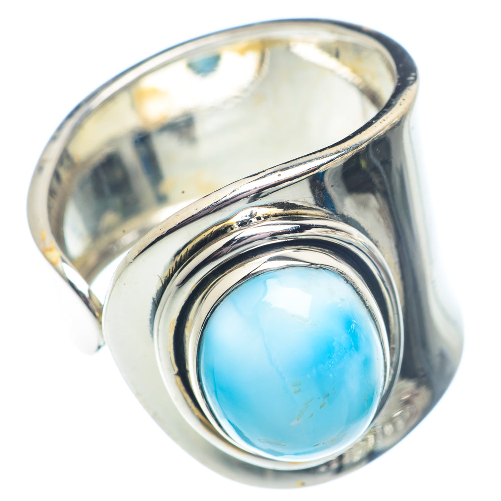 Larimar Rings handcrafted by Anasilvercos - RING71302