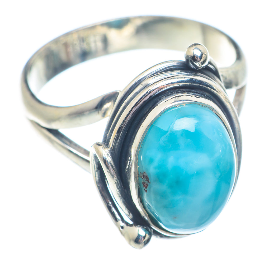 Larimar Rings handcrafted by Anasilvercos - RING71305