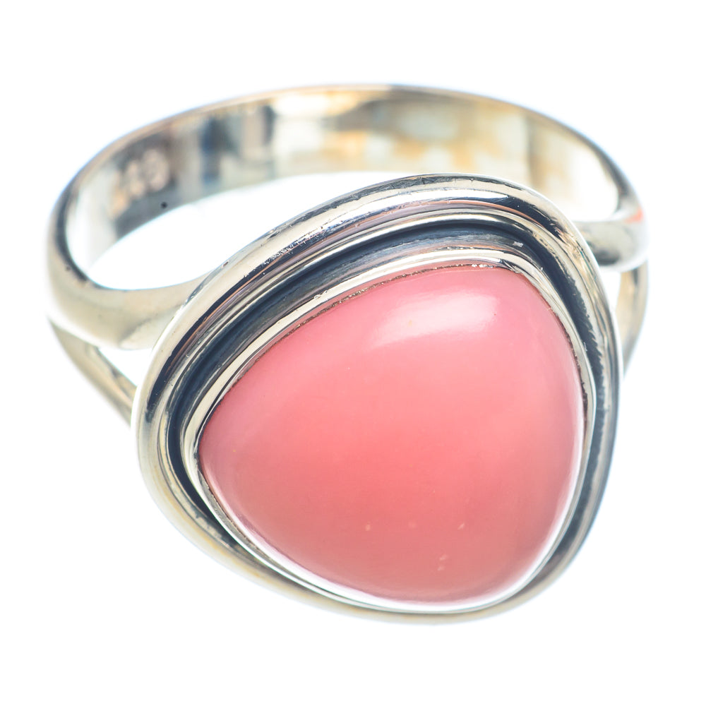 Pink Opal Rings handcrafted by Anasilvercos - RING71321