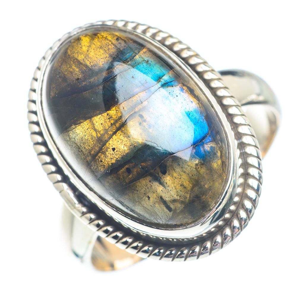 Labradorite Rings handcrafted by Anasilvercos - RING71338