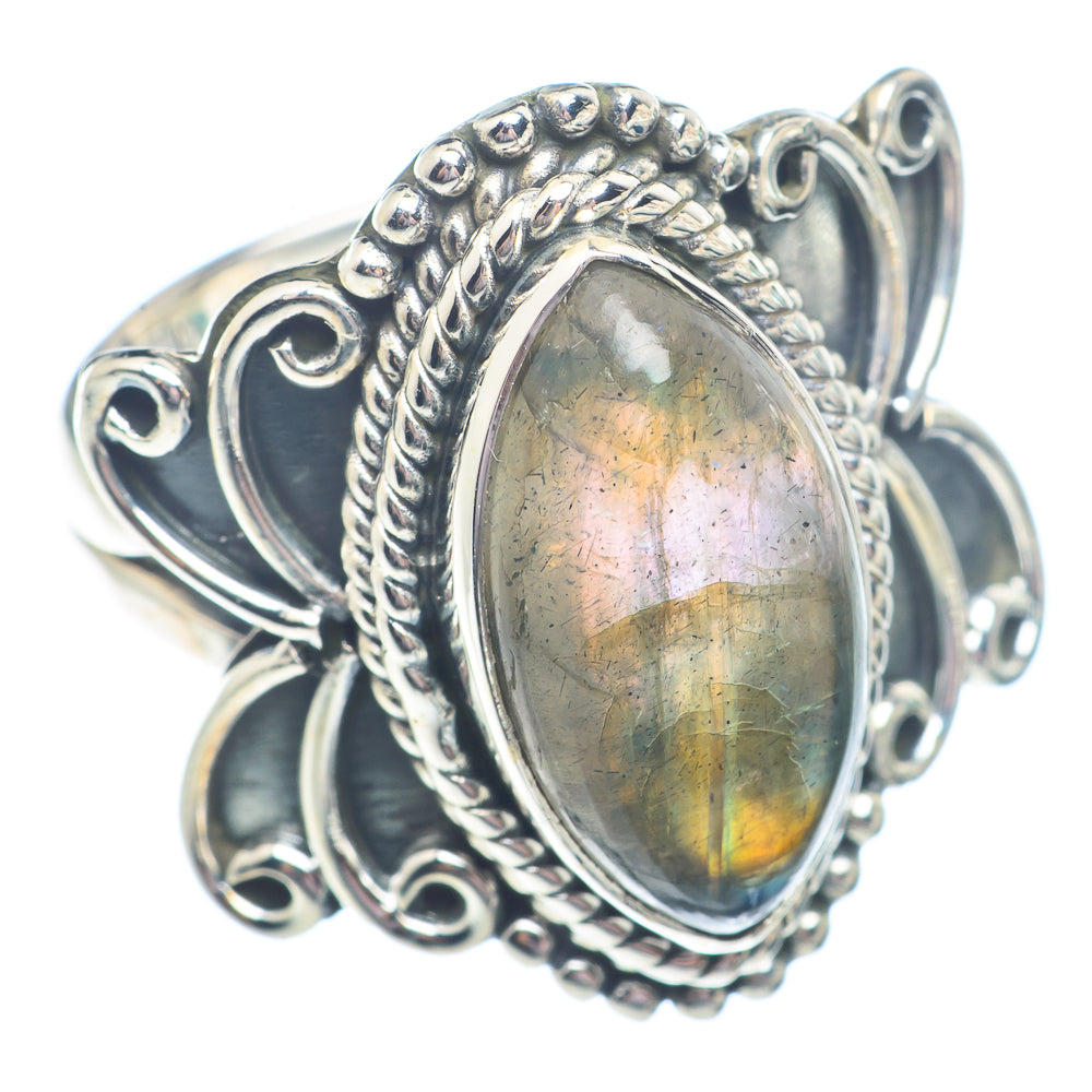 Labradorite Rings handcrafted by Anasilvercos - RING71348