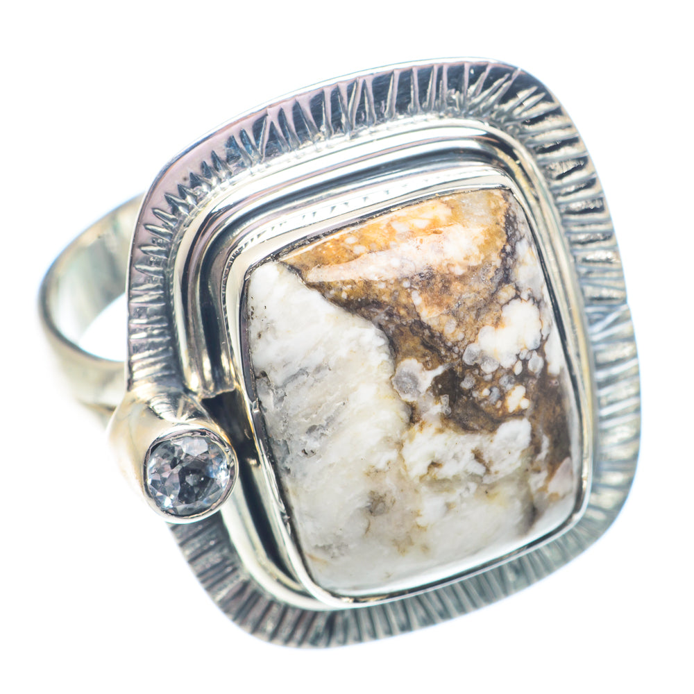Brecciated Mookaite Rings handcrafted by Anasilvercos - RING71350