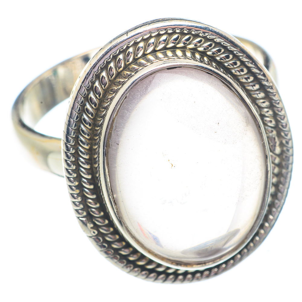 Rose Quartz Rings handcrafted by Anasilvercos - RING71357