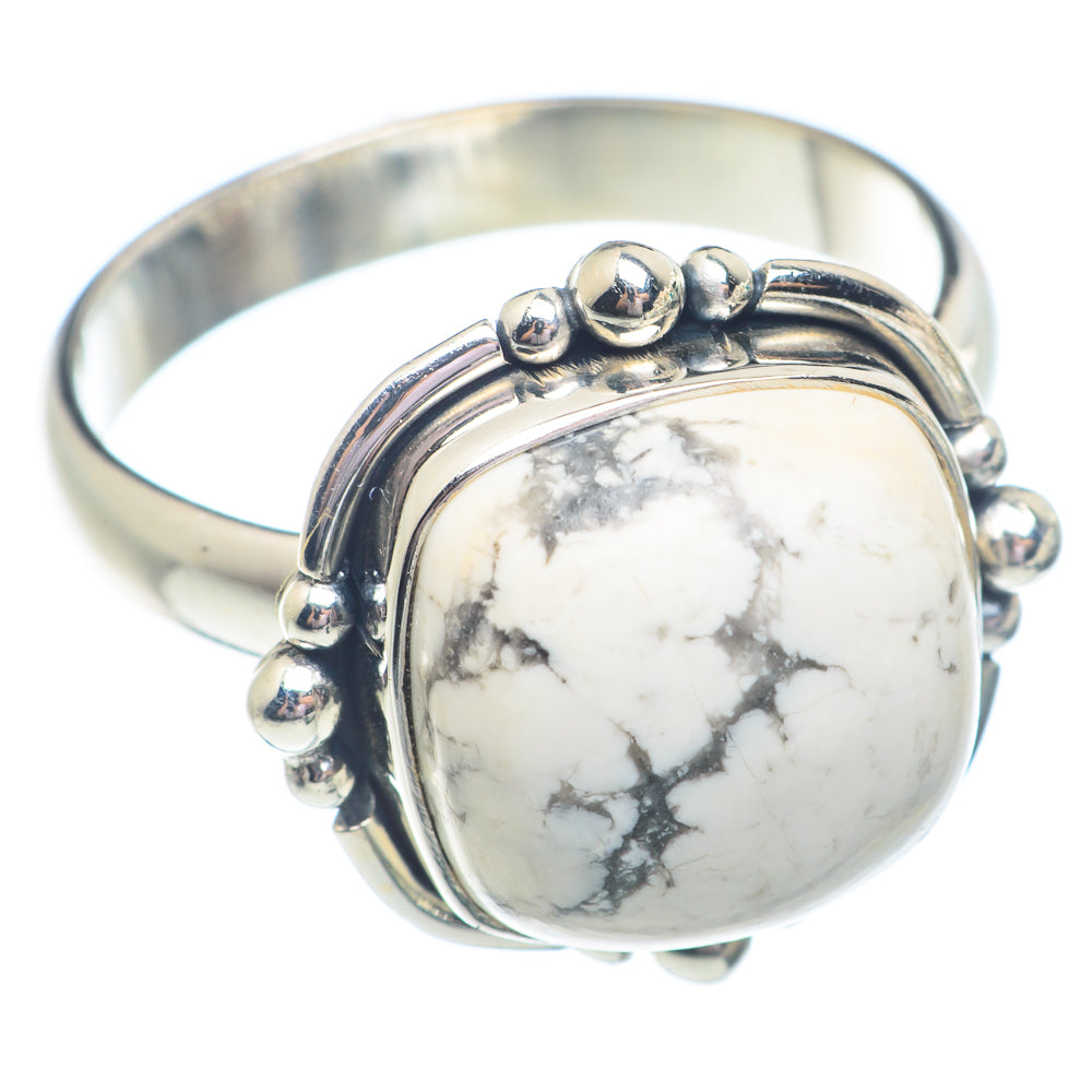 Howlite Rings handcrafted by Anasilvercos - RING71366