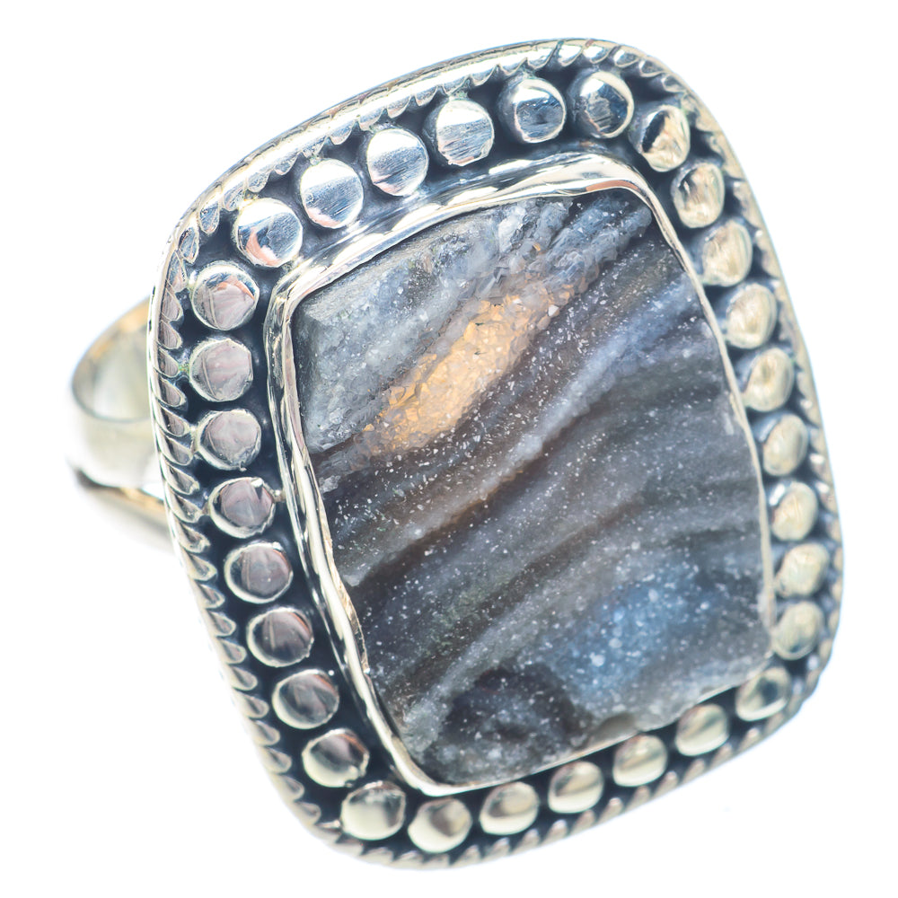 Desert Druzy Rings handcrafted by Anasilvercos - RING71371