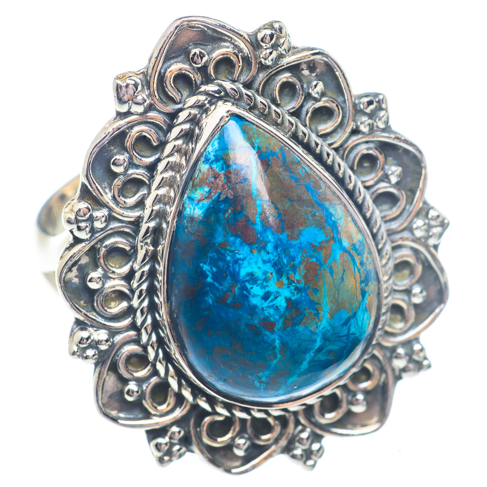 Chrysocolla Rings handcrafted by Anasilvercos - RING71375