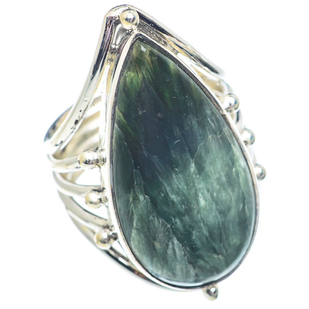 Seraphinite Rings handcrafted by Anasilvercos - RING71384