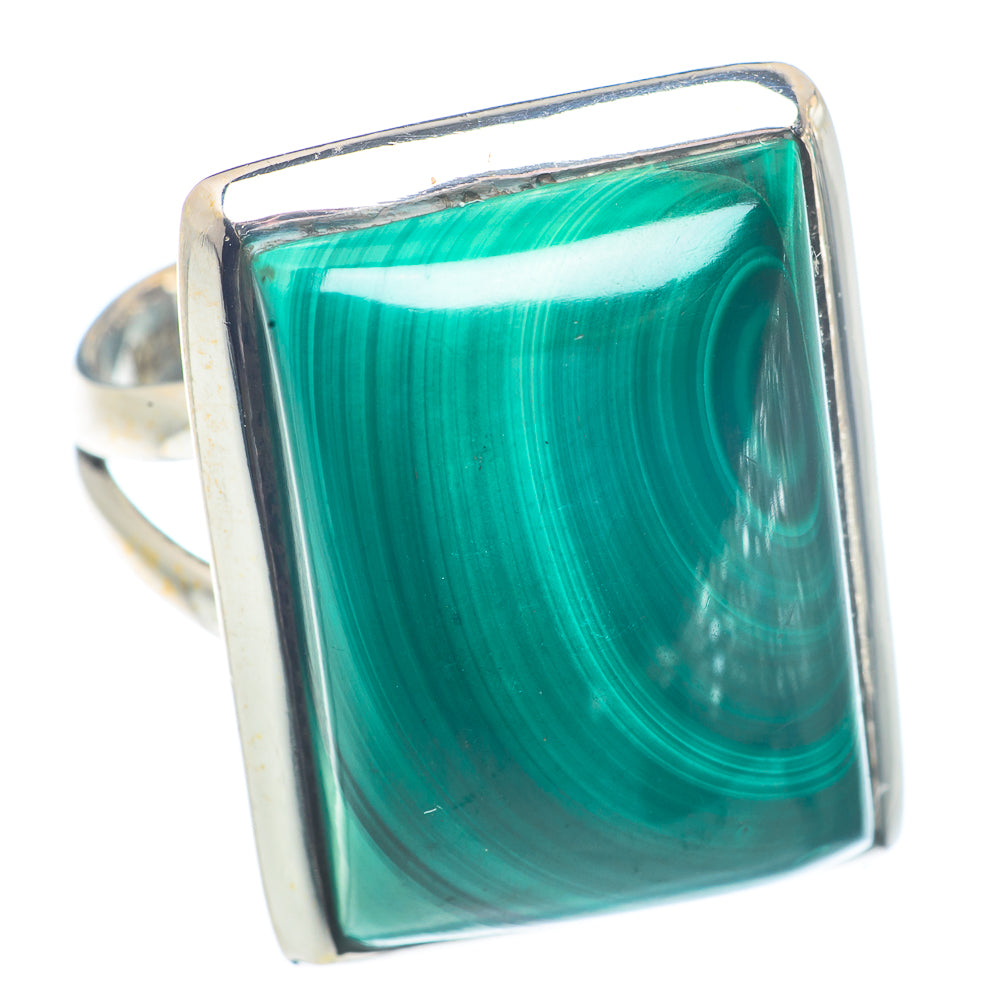 Malachite Rings handcrafted by Anasilvercos - RING71385