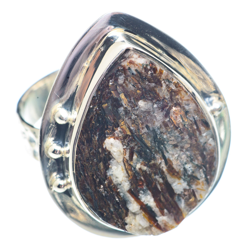 Astrophyllite Rings handcrafted by Anasilvercos - RING71393