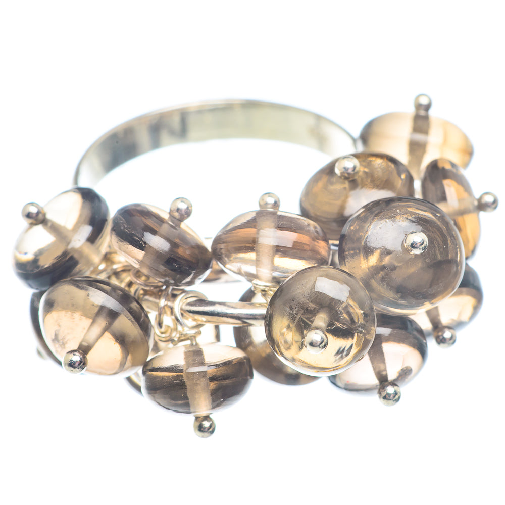 Smoky Quartz Rings handcrafted by Anasilvercos - RING71394