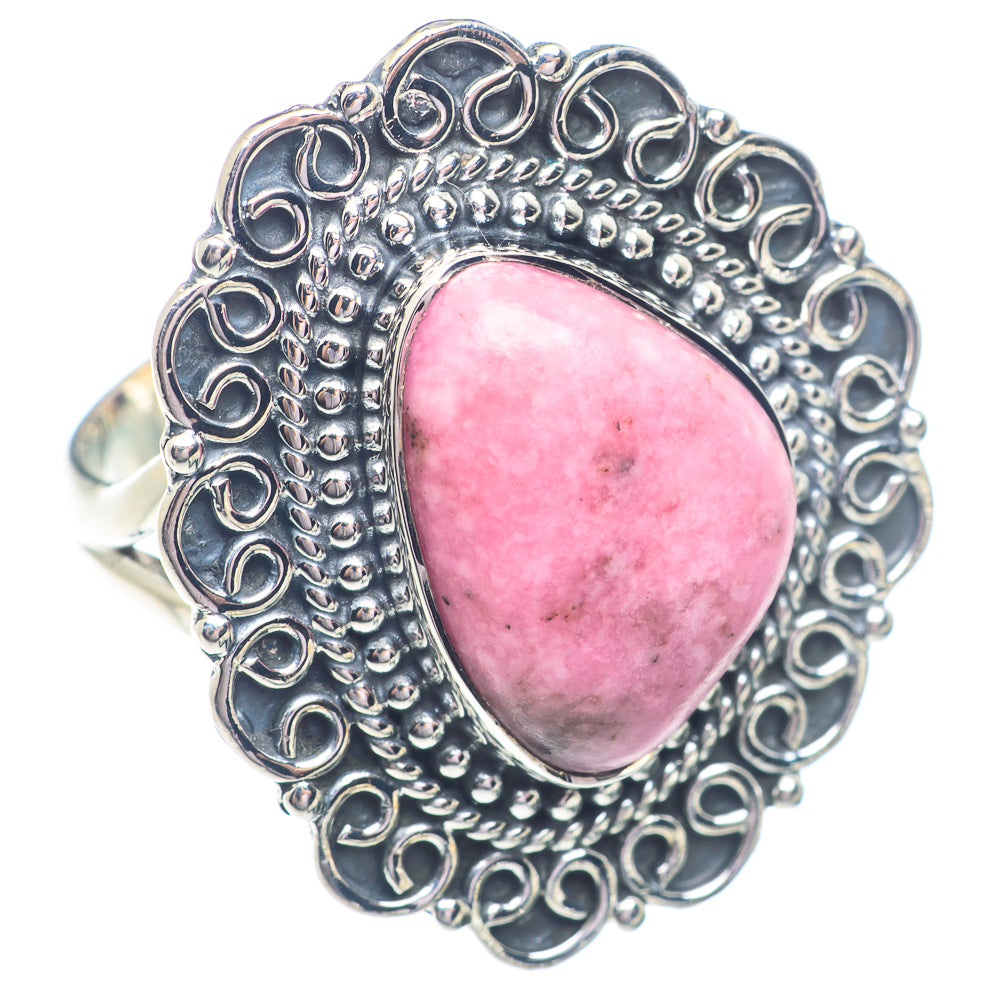 Rhodonite Rings handcrafted by Anasilvercos - RING71397