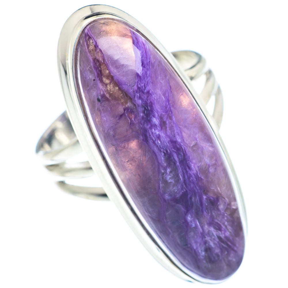 Charoite Rings handcrafted by Anasilvercos - RING71400