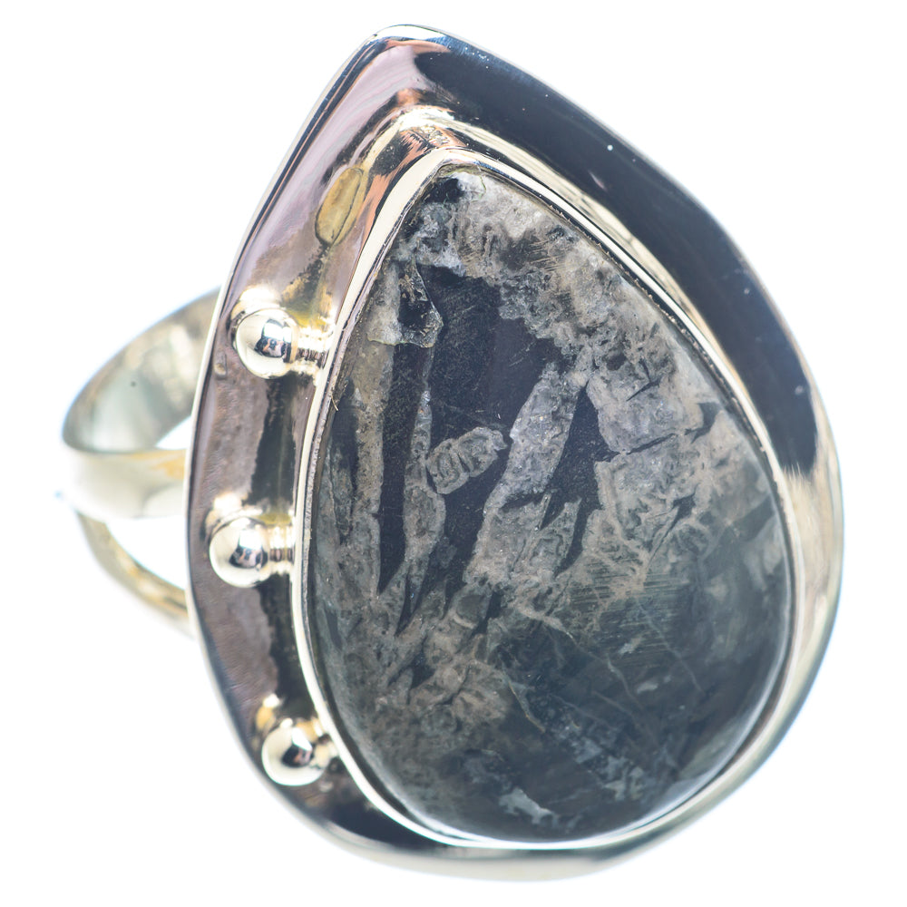 Chrysanthemum Stone Rings handcrafted by Anasilvercos - RING71405
