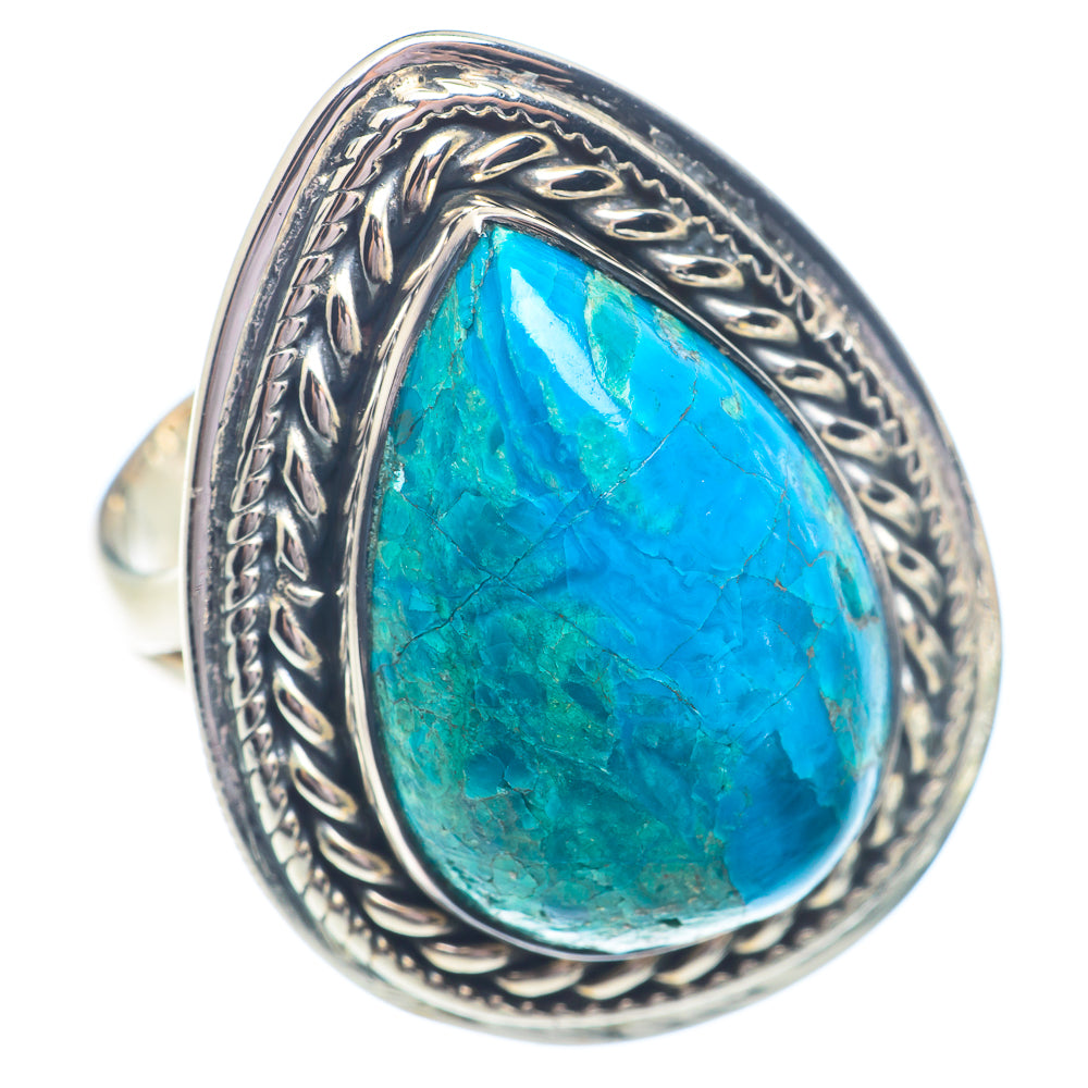 Chrysocolla Rings handcrafted by Anasilvercos - RING71424