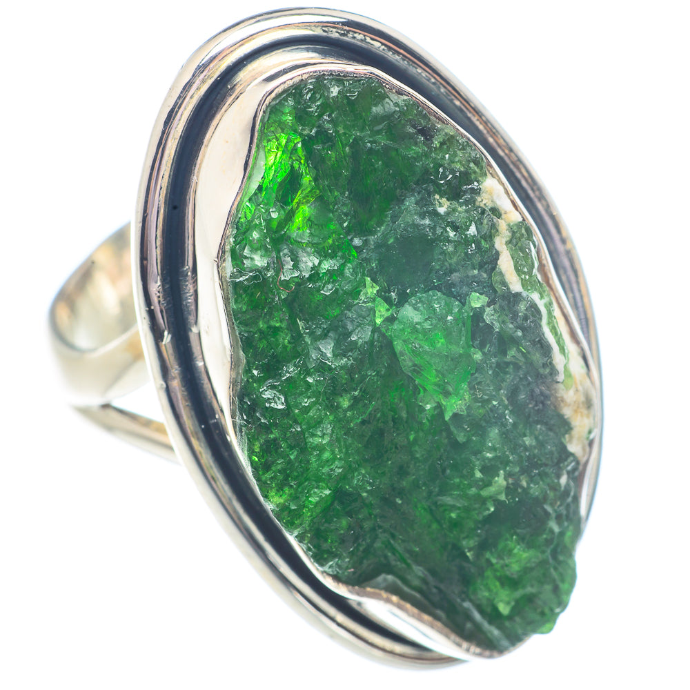 Green Tourmaline Rings handcrafted by Anasilvercos - RING71427