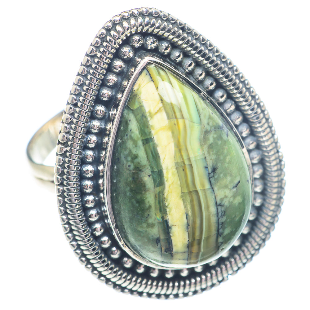 Rainforest Opal Rings handcrafted by Anasilvercos - RING71430