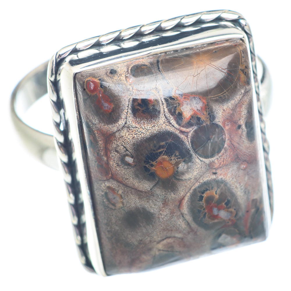 Poppy Jasper Rings handcrafted by Anasilvercos - RING71432