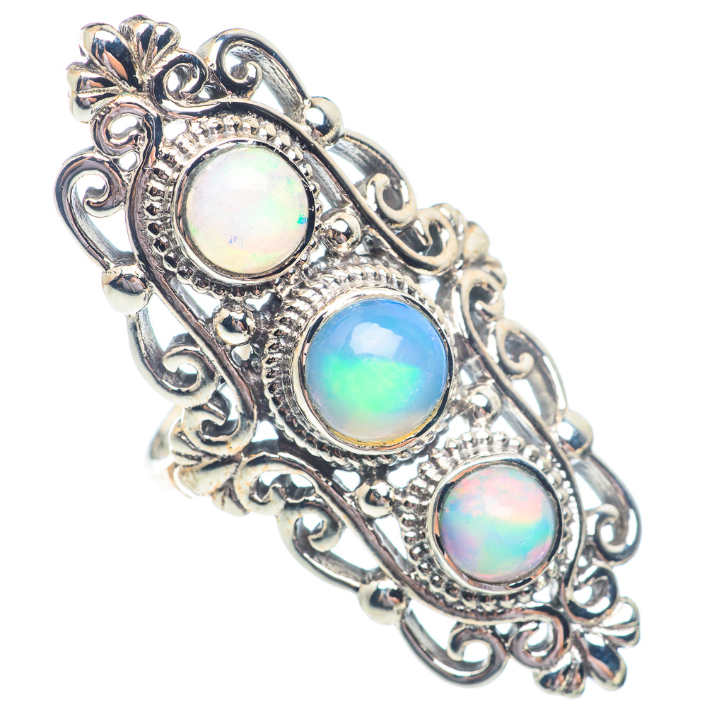 Ethiopian Opal Rings handcrafted by Anasilvercos - RING71456