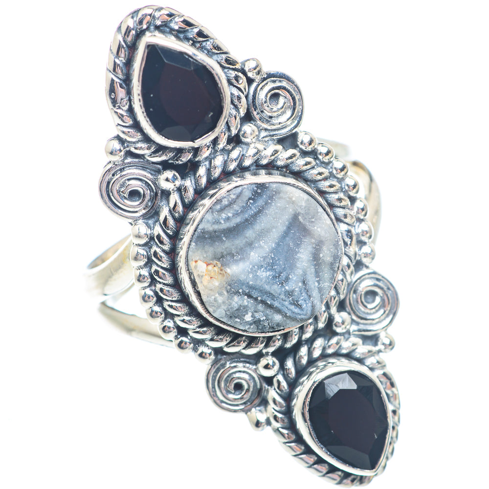 Desert Druzy Rings handcrafted by Anasilvercos - RING71459