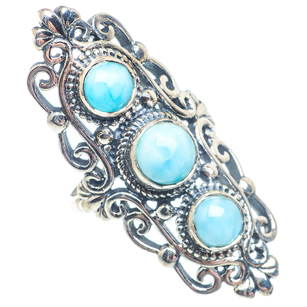 Larimar Rings handcrafted by Anasilvercos - RING71468