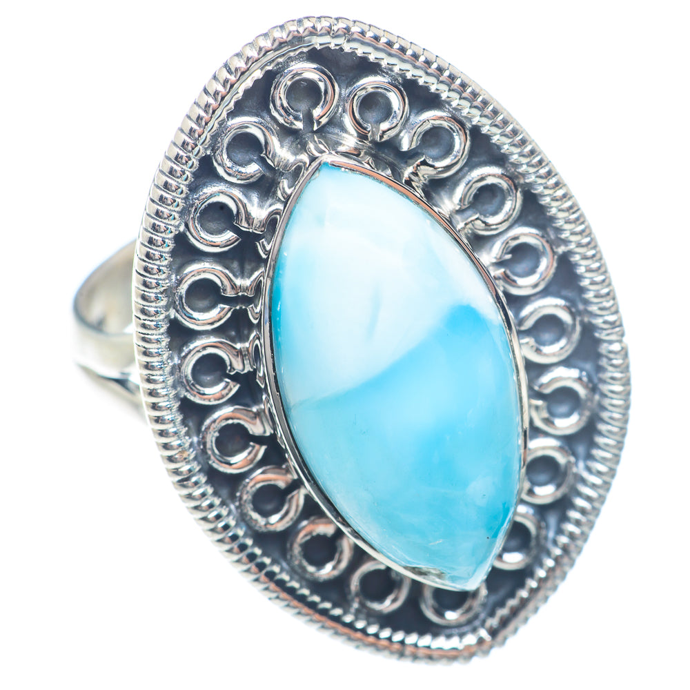 Larimar Rings handcrafted by Anasilvercos - RING71487