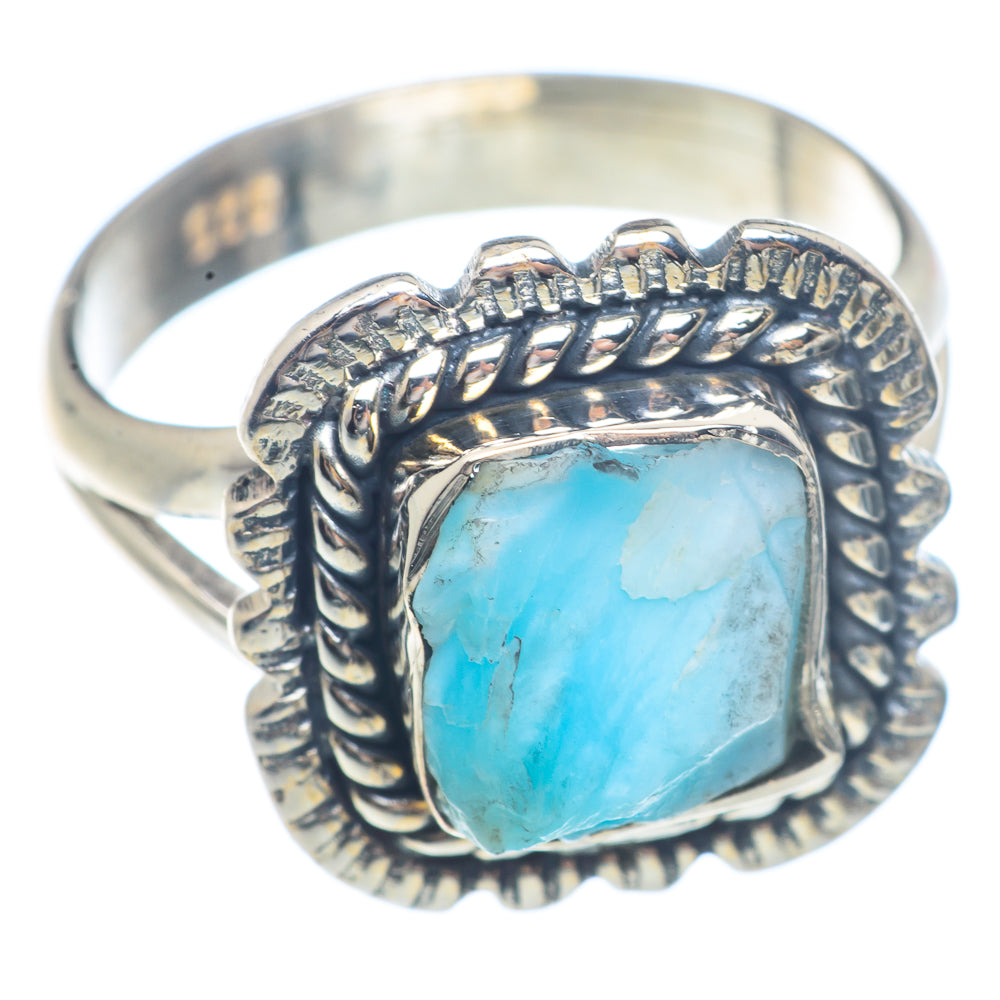 Larimar Rings handcrafted by Anasilvercos - RING71492