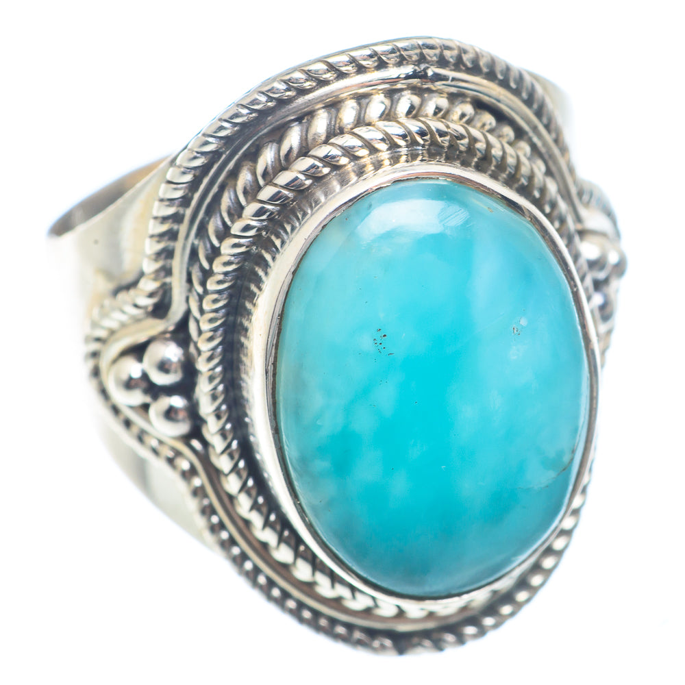 Larimar Rings handcrafted by Anasilvercos - RING71494