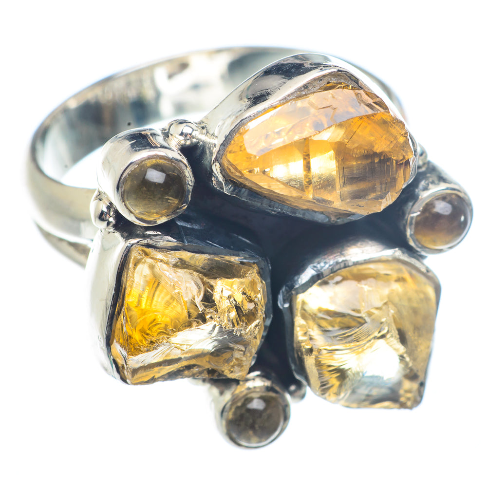 Citrine Rings handcrafted by Anasilvercos - RING71506