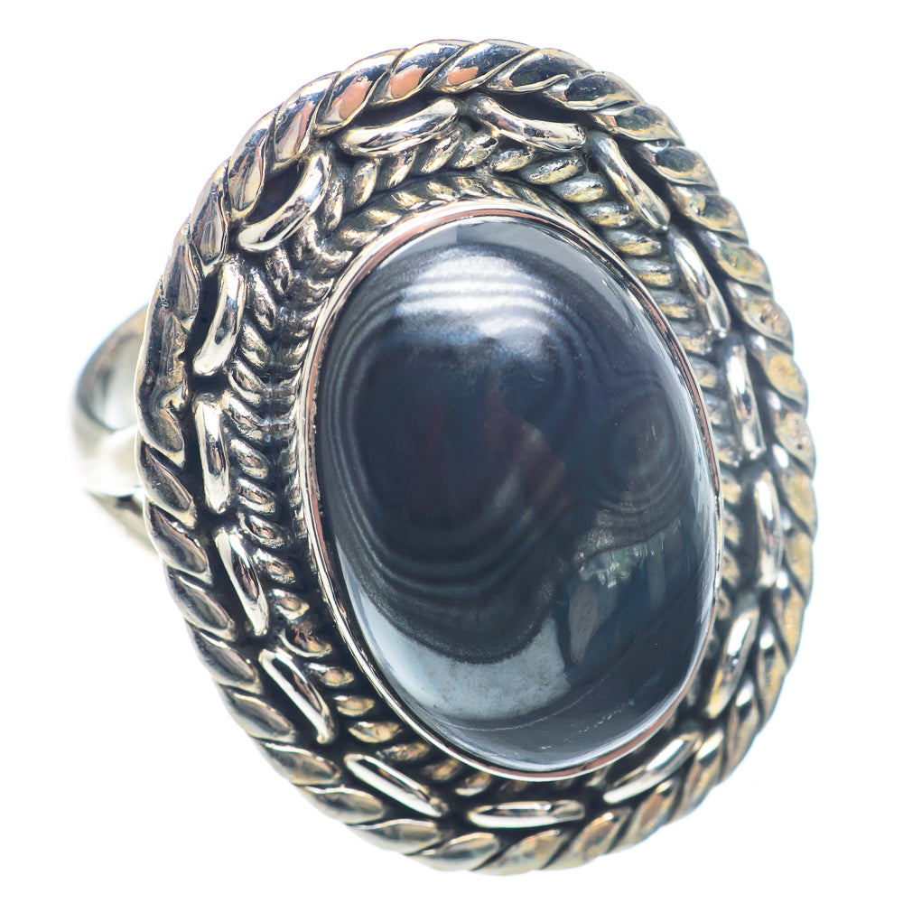 Psilomelane Rings handcrafted by Anasilvercos - RING71519