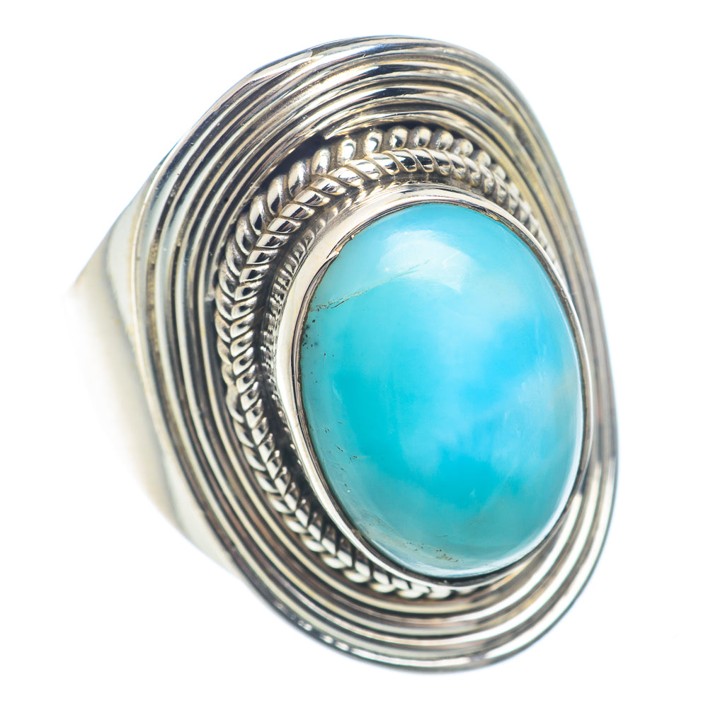 Larimar Rings handcrafted by Anasilvercos - RING71531