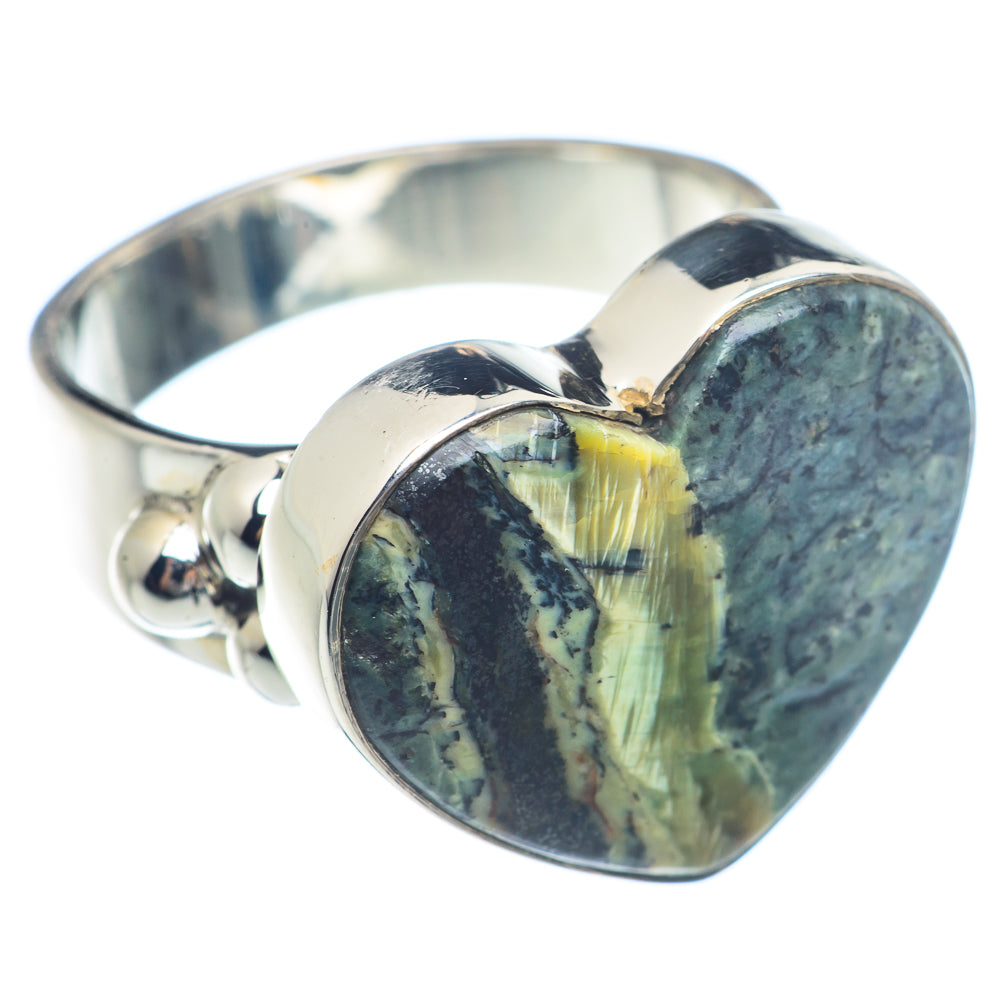 Lizard Jasper Rings handcrafted by Anasilvercos - RING71538