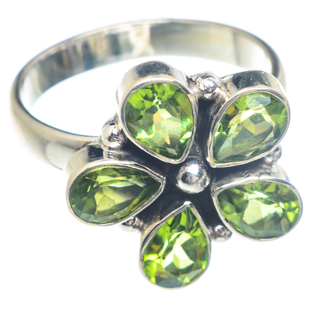 Peridot Rings handcrafted by Anasilvercos - RING71541