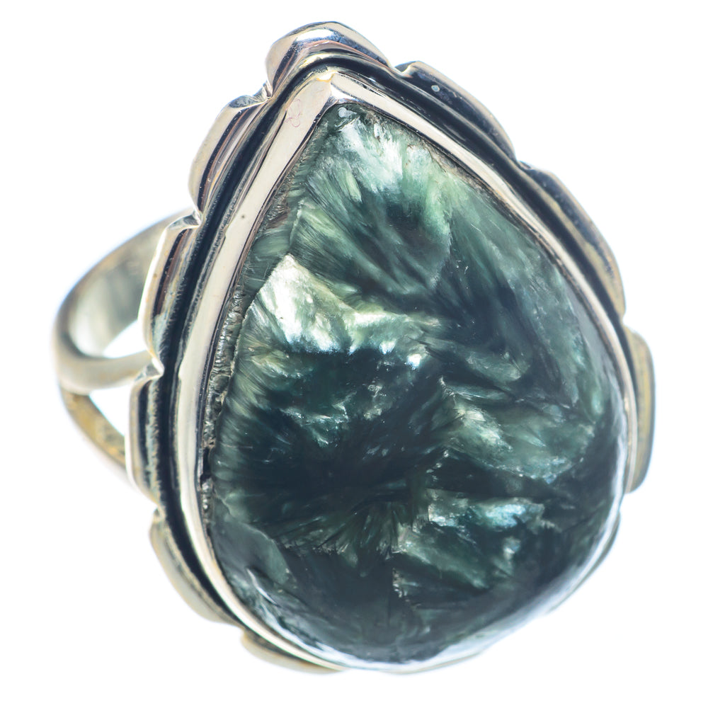 Seraphinite Rings handcrafted by Anasilvercos - RING71542