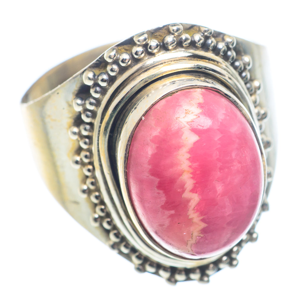 Rhodochrosite Rings handcrafted by Anasilvercos - RING71553