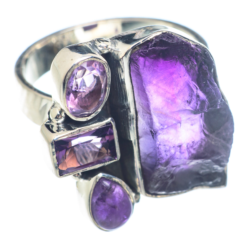 Amethyst Rings handcrafted by Anasilvercos - RING71558