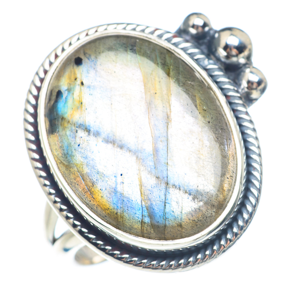 Labradorite Rings handcrafted by Anasilvercos - RING71566