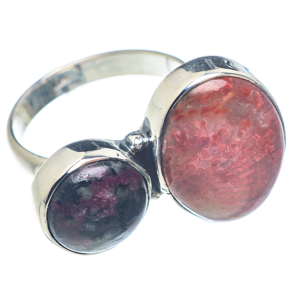 Red Agate Rings handcrafted by Anasilvercos - RING71567