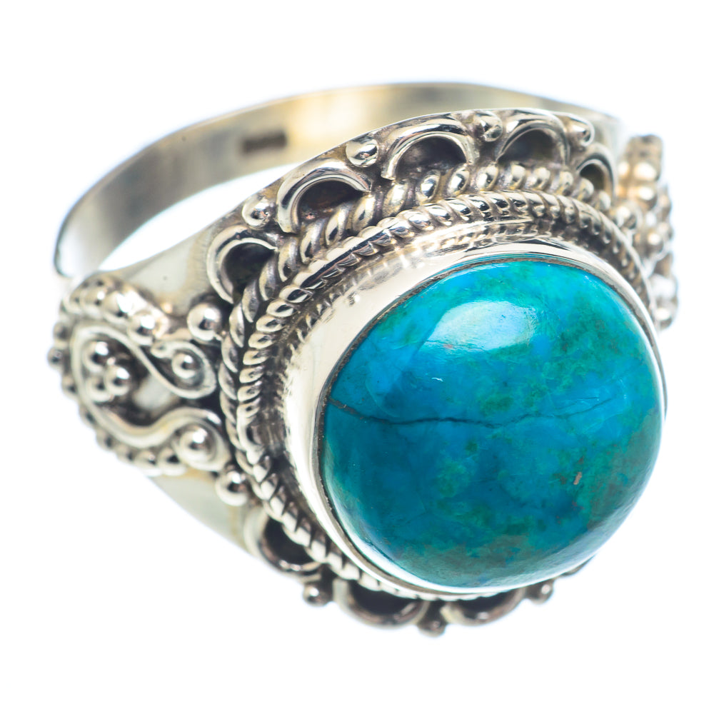 Chrysocolla Rings handcrafted by Anasilvercos - RING71568