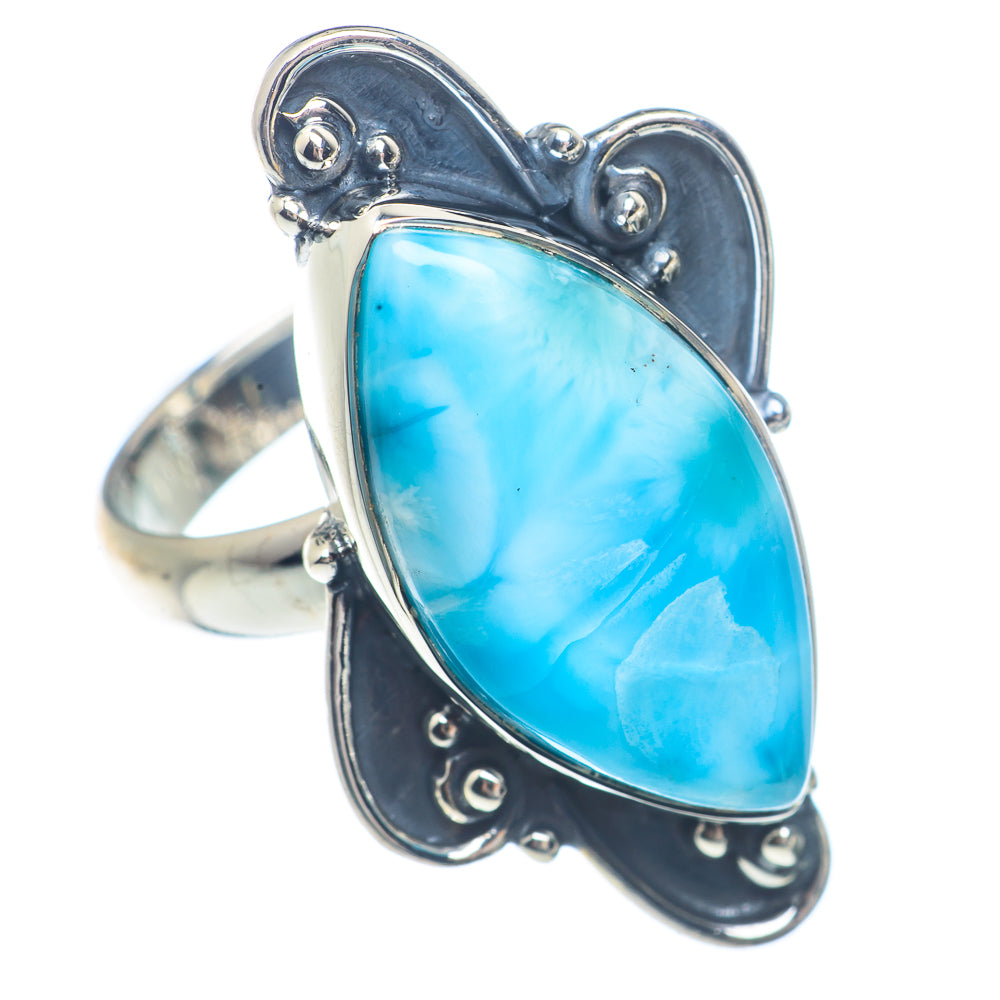 Larimar Rings handcrafted by Anasilvercos - RING71572