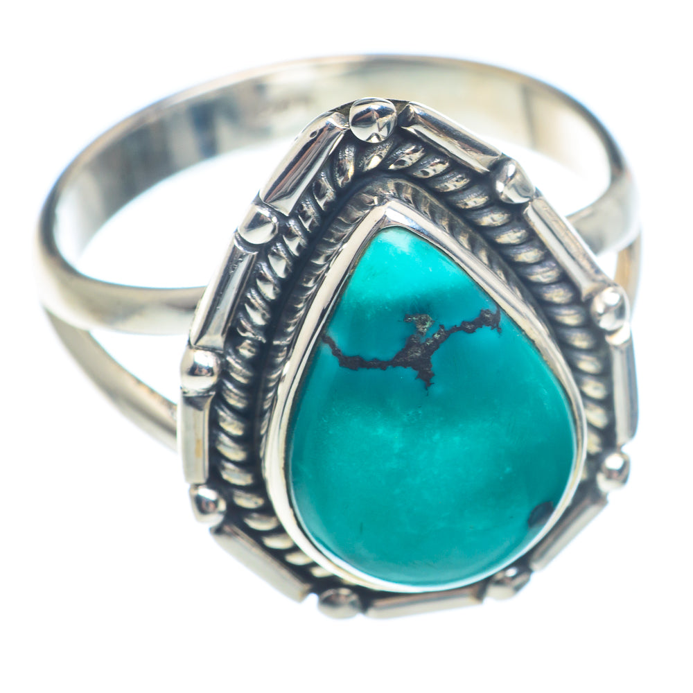 Tibetan Turquoise Rings handcrafted by Anasilvercos - RING71580