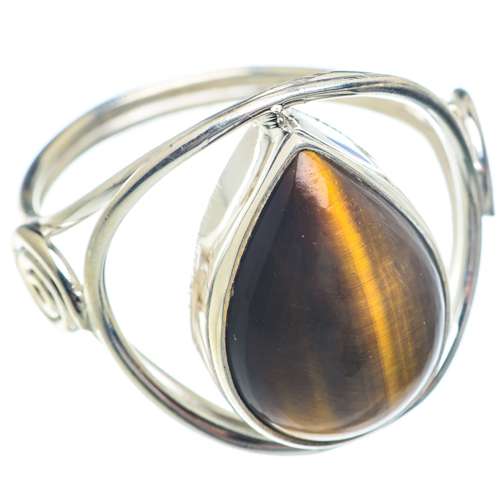 Tiger Eye Rings handcrafted by Anasilvercos - RING71582