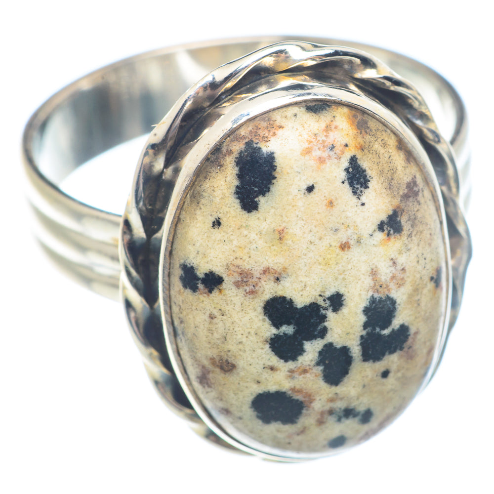 Dalmatian Jasper Rings handcrafted by Anasilvercos - RING71583