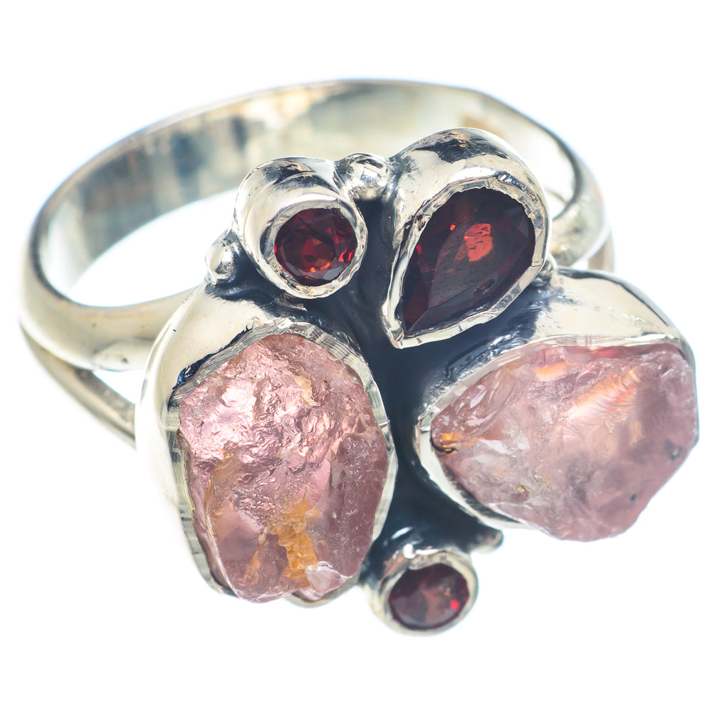 Rose Quartz Rings handcrafted by Anasilvercos - RING71591