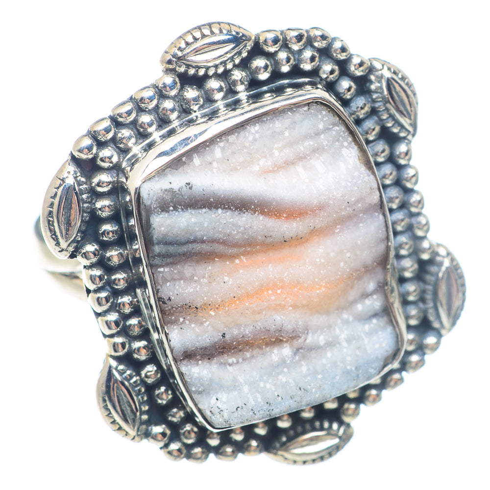 Desert Druzy Rings handcrafted by Anasilvercos - RING71606