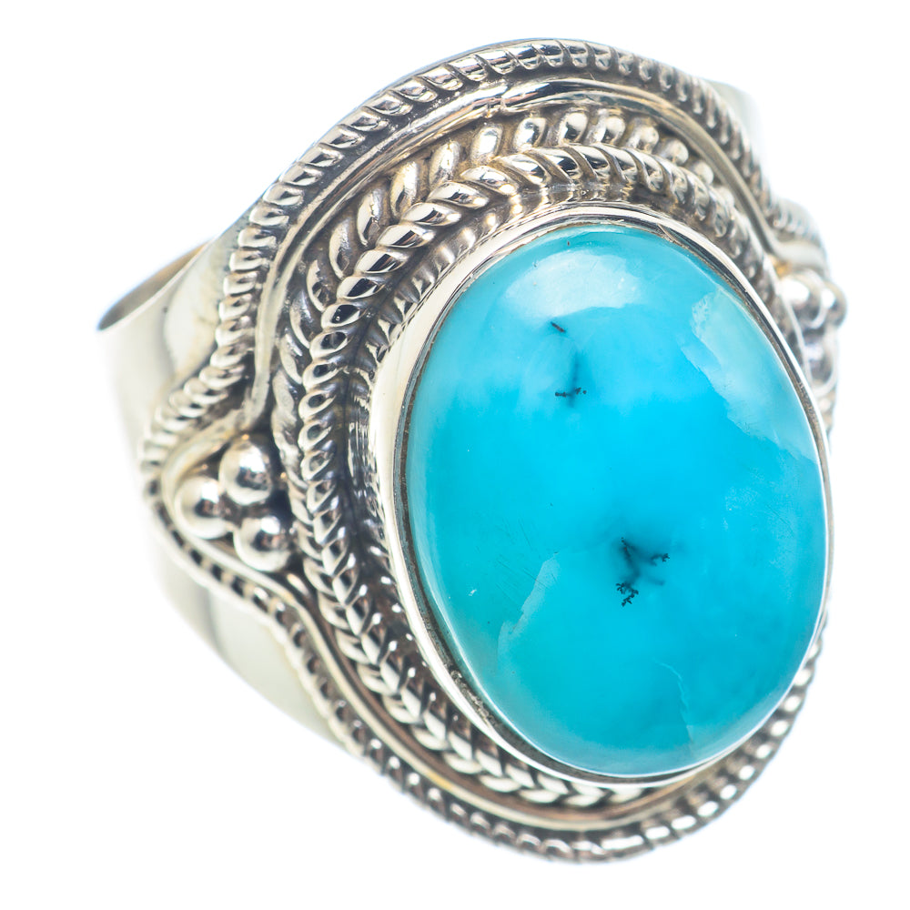 Larimar Rings handcrafted by Anasilvercos - RING71609
