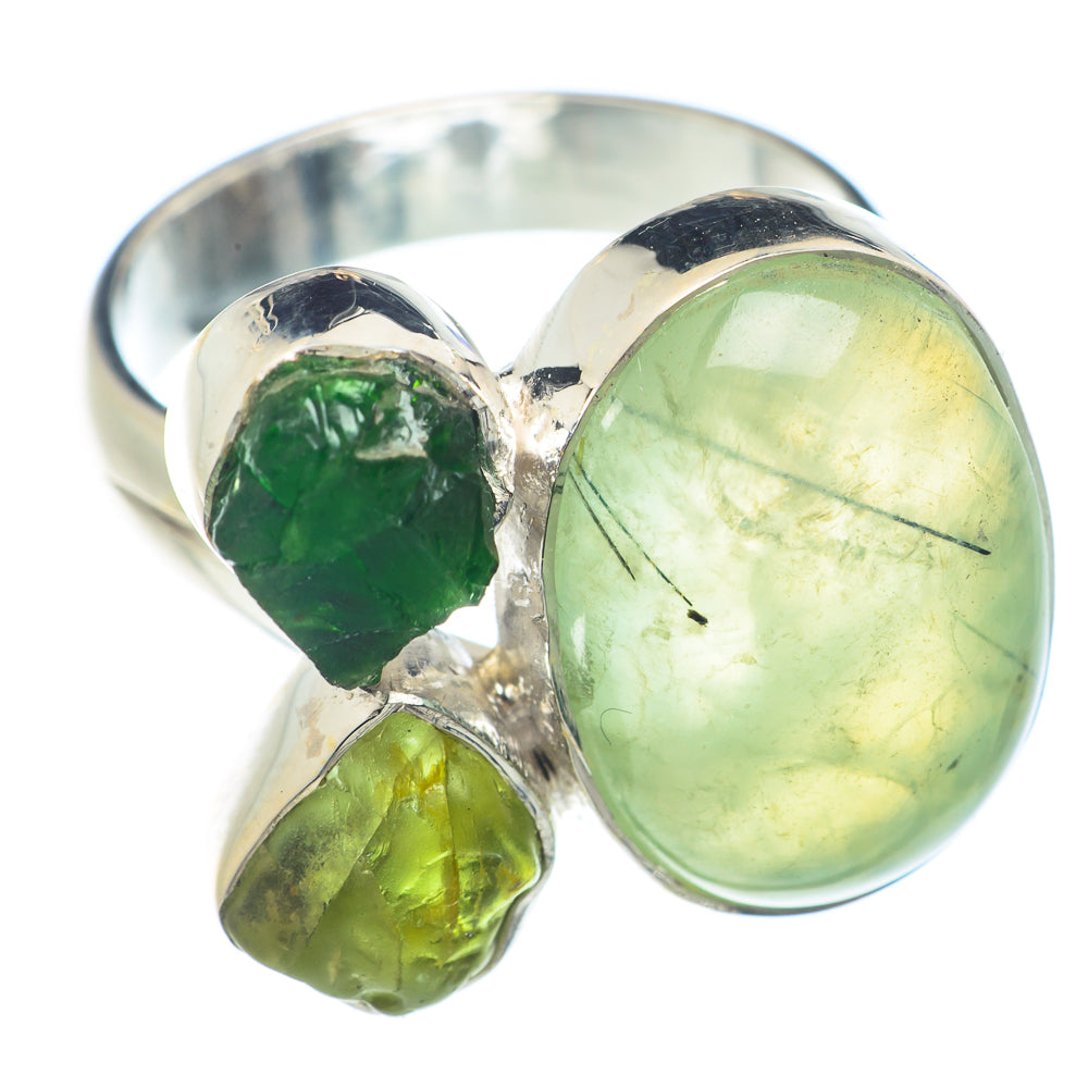 Prehnite Rings handcrafted by Anasilvercos - RING71616